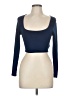 Shein Blue Long Sleeve Top Size 6 - photo 1