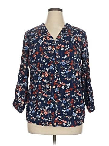 Meri Skye 3/4 Sleeve Blouse (view 1)