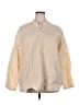 Unbranded Ivory Long Sleeve Blouse Size 5X - photo 1