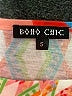 Boho Chic Pink Orange 3/4 Sleeve Blouse Size S - photo 7