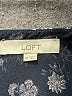Ann Taylor LOFT 100% Rayon Black Blue 3/4 Sleeve Blouse Size XS - photo 7