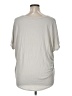 Express Gray Short Sleeve Top Size XL - photo 2
