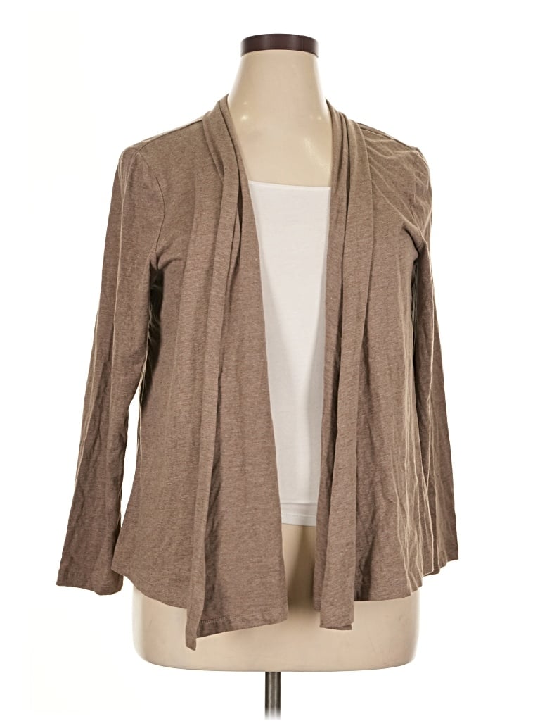 Pre-owned Sonoma Life + Style Blazer Jacket In Tan