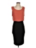 Kardashian Kollection Color Block Orange Cocktail Dress Size XS - photo 1