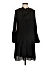 DKNY 100% Polyester Black Casual Dress Size 12 - photo 1