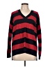 Chaps Stripes Red Cardigan Size L - photo 1