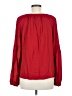 Hinge 100% Viscose Red Long Sleeve Blouse Size M - photo 2
