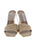 Mercedes Castillo Chevron-herringbone Ivory Tan Sandals Size 8 1/2 - photo 2