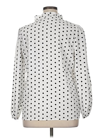 Three Dots Long Sleeve Blouse (view 2)