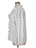 Three Dots Polka Dots White Long Sleeve Blouse Size XL (estimated) - photo 5