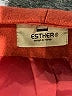 Esther Burgundy Orange Trenchcoat Size M (estimated) - photo 3