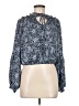 Sienna Sky 100% Polyester Blue Long Sleeve Blouse Size M - photo 1