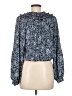 Sienna Sky 100% Polyester Blue Long Sleeve Blouse Size M - photo 2