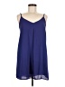 SWELL 100% Polyester Solid Blue Casual Dress Size M - photo 1