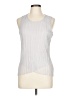 NY Collection Silver Sleeveless Blouse Size L - photo 1