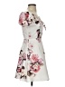 Lea & Viola 100% Polyester Floral White Cocktail Dress Size XS - photo 4