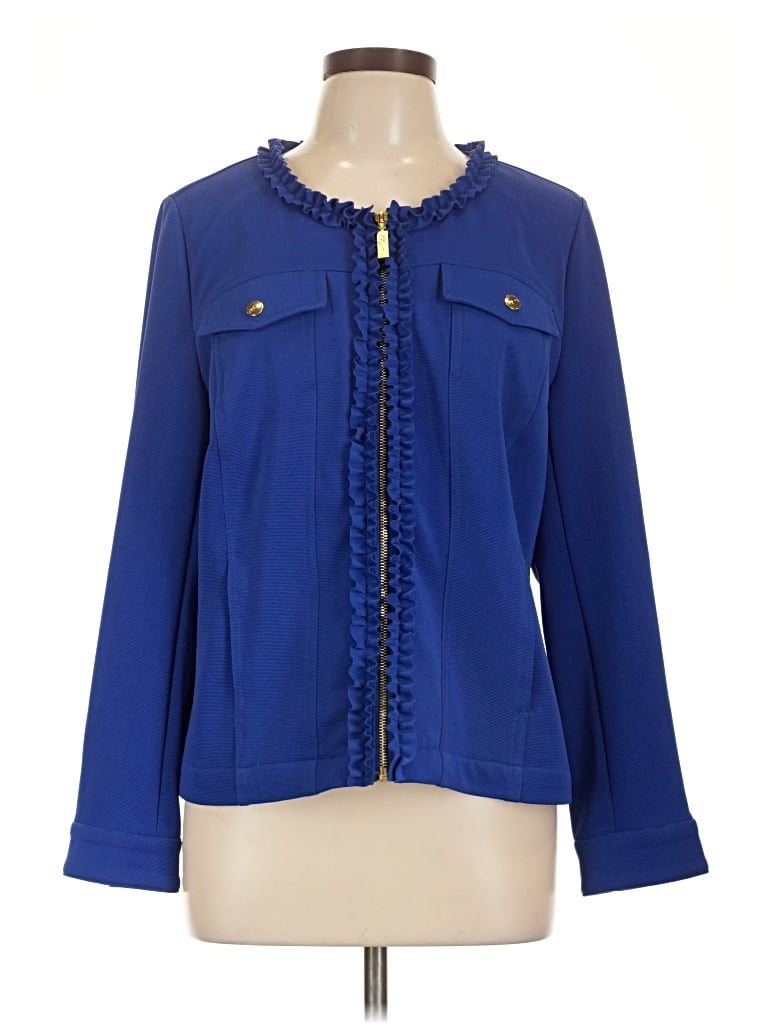 Pre-owned Midnight Velvet Jacket In Blue