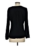 DKNY Jeans 100% Rayon Black Long Sleeve Blouse Size S - photo 2