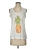 Peter Som White Sleeveless T-Shirt Size S - photo 1