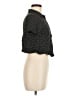 Love Notes 100% Rayon Polka Dots Black Short Sleeve Blouse Size M - photo 4