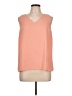 Venus 100% Polyester Orange Sleeveless Blouse Size L - photo 1