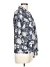 Naif Print Blue 3/4 Sleeve Blouse Size L - photo 4