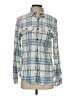 George Plaid Blue Long Sleeve Button-Down Shirt Size S - photo 1