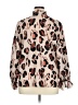 ELOQUII 100% Polyester Animal Print Brown Long Sleeve Blouse Size 14 - photo 2