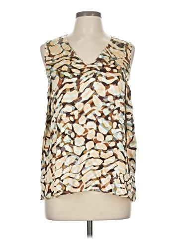 Etcetera by Edmond Chin Sleeveless Silk Top (view 1)