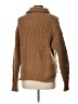 For The Republic 100% Polyester Brown Turtleneck Sweater Size L - photo 2