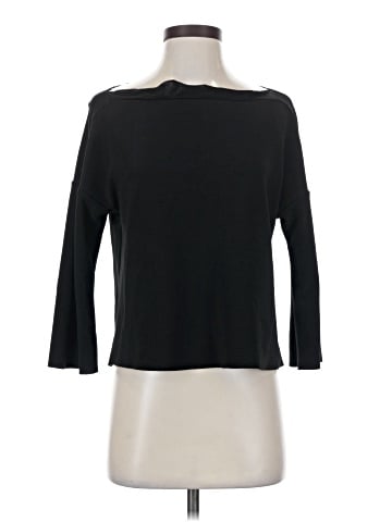 Zara W&B Collection 3/4 Sleeve T-Shirt (view 1)