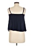Charlotte Russe 100% Polyester Blue Sleeveless Blouse Size M - photo 2