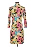 Devon Baer Print Tan Casual Dress Size XS - photo 2