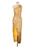 Alexia Admor Gold Cocktail Dress Size 6 - photo 1