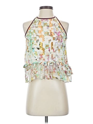 Elizabeth and James Sleeveless Silk Top (view 1)