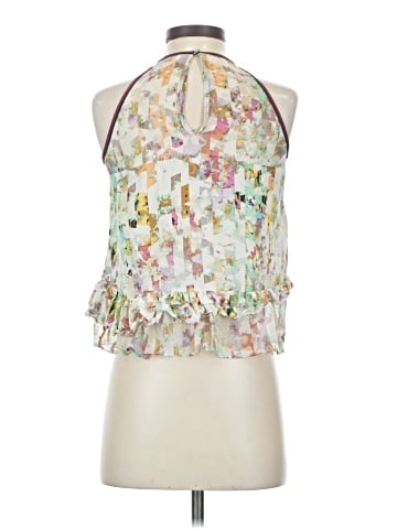 Elizabeth and James Sleeveless Silk Top (view 2)