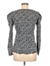 Parker Silver Long Sleeve Top Size M - photo 2