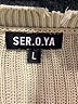 Ser.O.Ya 100% Cotton Tan Pullover Sweater Size L - photo 7