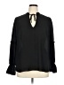 ELOQUII Black 3/4 Sleeve Blouse Size 14 - photo 1
