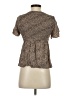 Urban Romantics 100% Rayon Brown Short Sleeve Blouse Size S - photo 2
