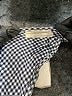 Urban Outfitters 100% Rayon Checkered-gingham Blue Romper Size M - photo 3