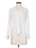 Assorted Brands 100% Polyester Chevron-herringbone White Long Sleeve Blouse Size XXS - photo 1