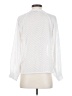 Assorted Brands 100% Polyester Chevron-herringbone White Long Sleeve Blouse Size XXS - photo 2