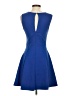 Aqua Color Block Blue Cocktail Dress Size S - photo 2