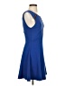 Aqua Color Block Blue Cocktail Dress Size S - photo 4