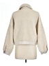 Zara 100% Polyester Ivory Jacket Size L - photo 2
