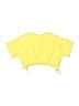Zara Yellow Short Sleeve Turtleneck Size 8 - photo 1