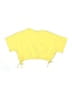 Zara Yellow Short Sleeve Turtleneck Size 8 - photo 2
