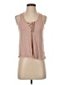 Chloe & Katie Tan Sleeveless Blouse Size S - photo 1