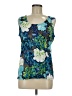 Assorted Brands Blue Sleeveless Blouse Size M - photo 1